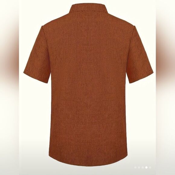 MEN Summer Fashion Short Sleeves Shirt - Picture 2 of 8